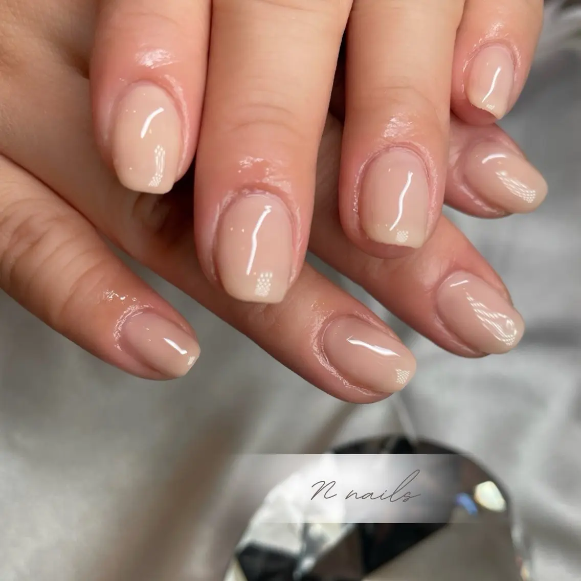 ネイル オフィスネイル ワンカラーネイル シンプルネイル ハンドネイル N NAILSのネイルデザイン