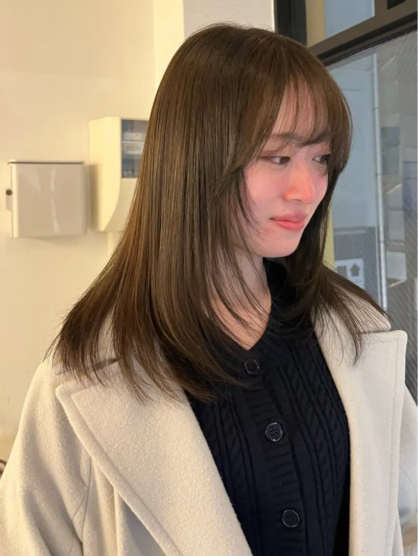 ミディアム quon KINO/ カットモデル✂︎のヘアスタイル