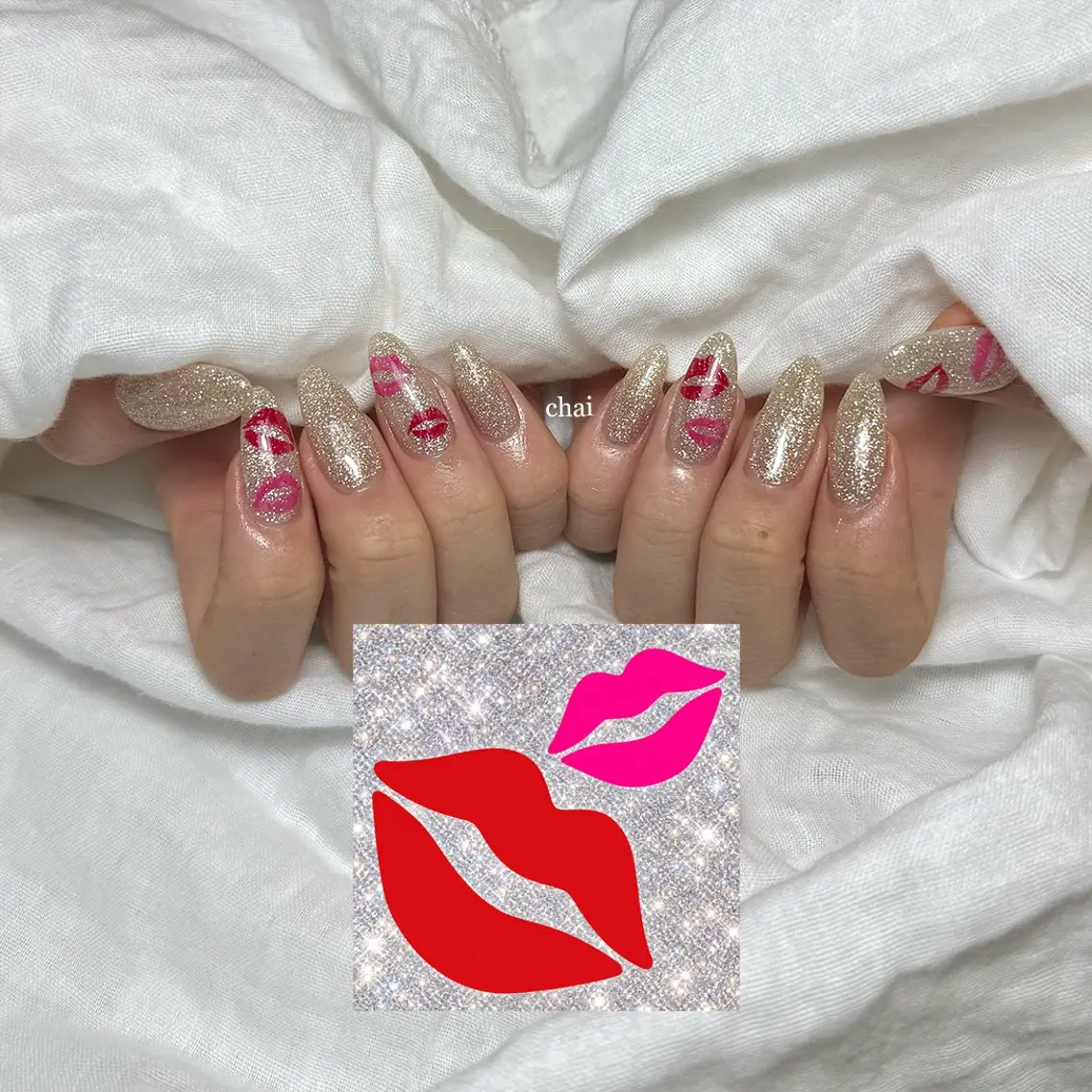 ネイル フラッシュネイル ラメ(グリッター) ハンドネイル chai nail + eye📍鶴橋のネイルデザイン