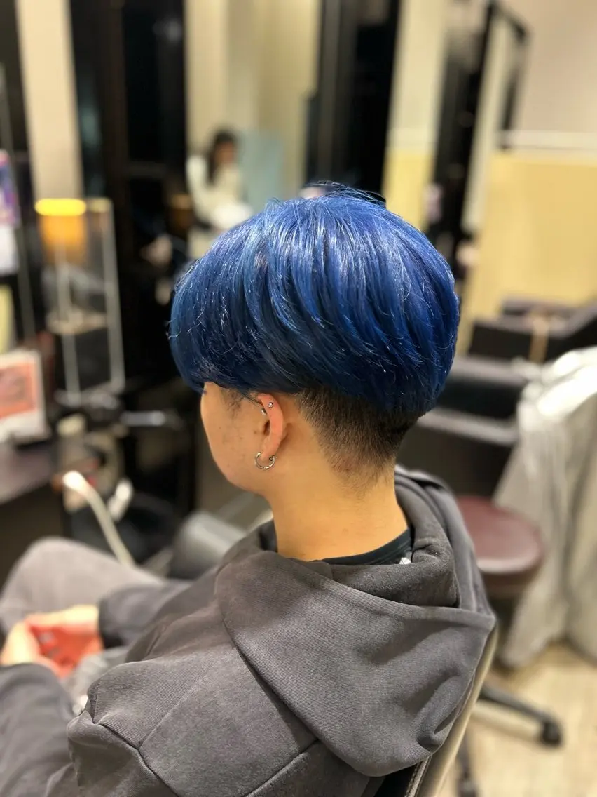 メンズ ヘアカラー トリートメント ishizuka toaのヘアスタイル
