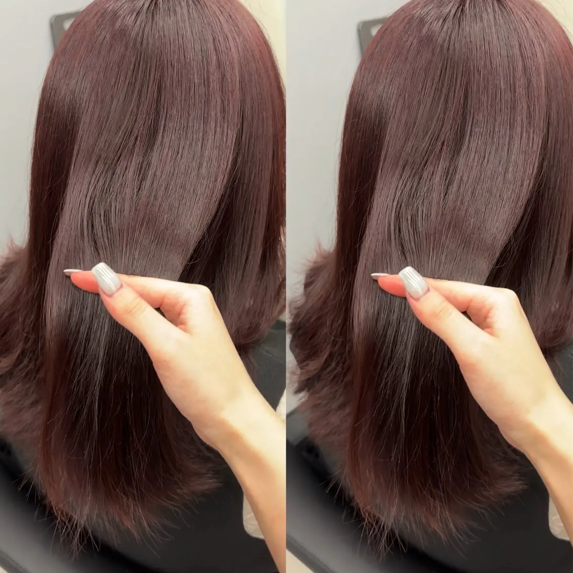 セミロング 新宿/縮毛矯正/ 髪質改善/りこのヘアスタイル