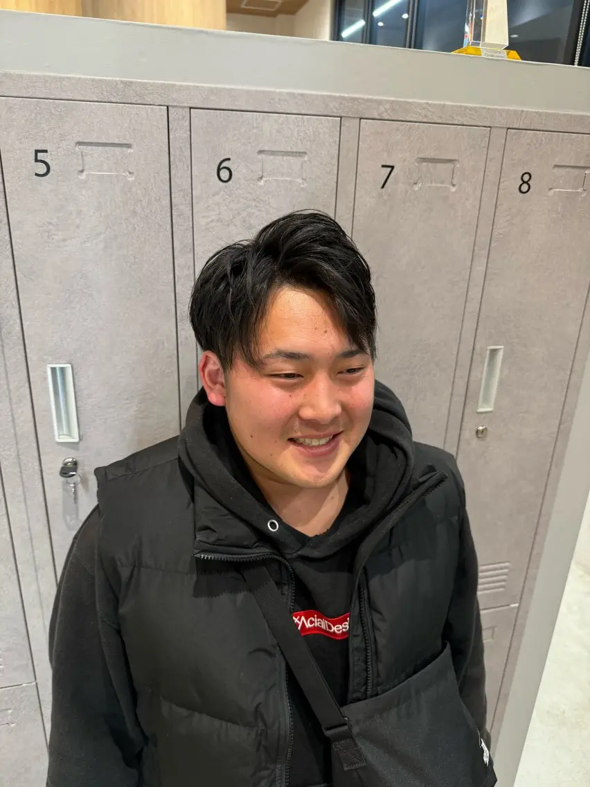 ショート メンズ カット 保坂 瞭のヘアスタイル
