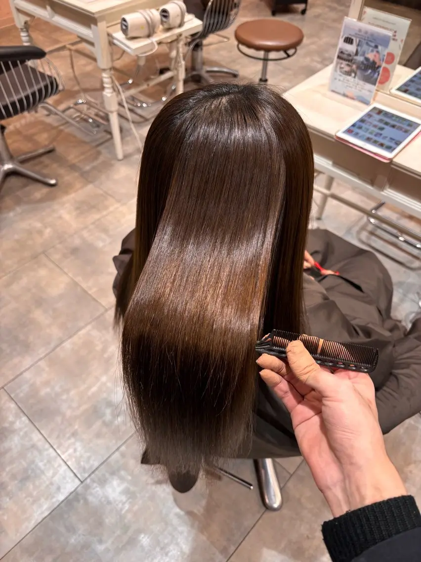 ロング 伸ばしかけ 髪質改善 髪質改善 田中大貴のヘアスタイル