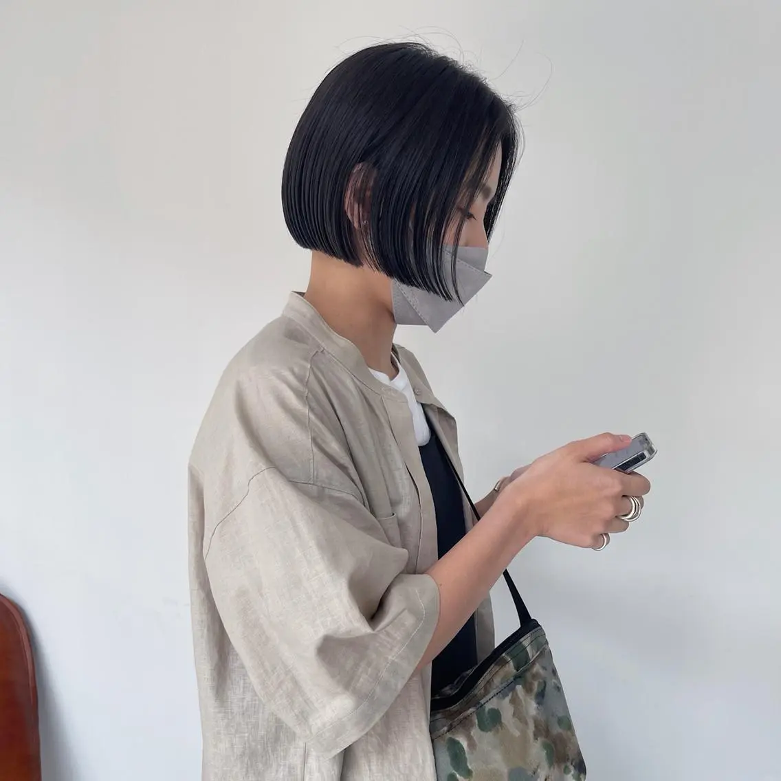 【地毛風🌀】縮毛矯正＆cut＆color＆髪質改善トリートメントの写真
