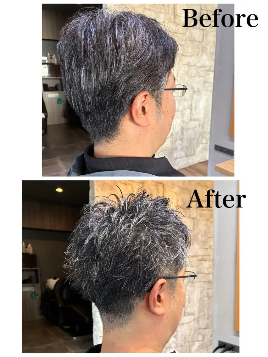 メンズ お褒めの口コミ多数✨ 美髪カラー/浦本冴絵のヘアスタイル