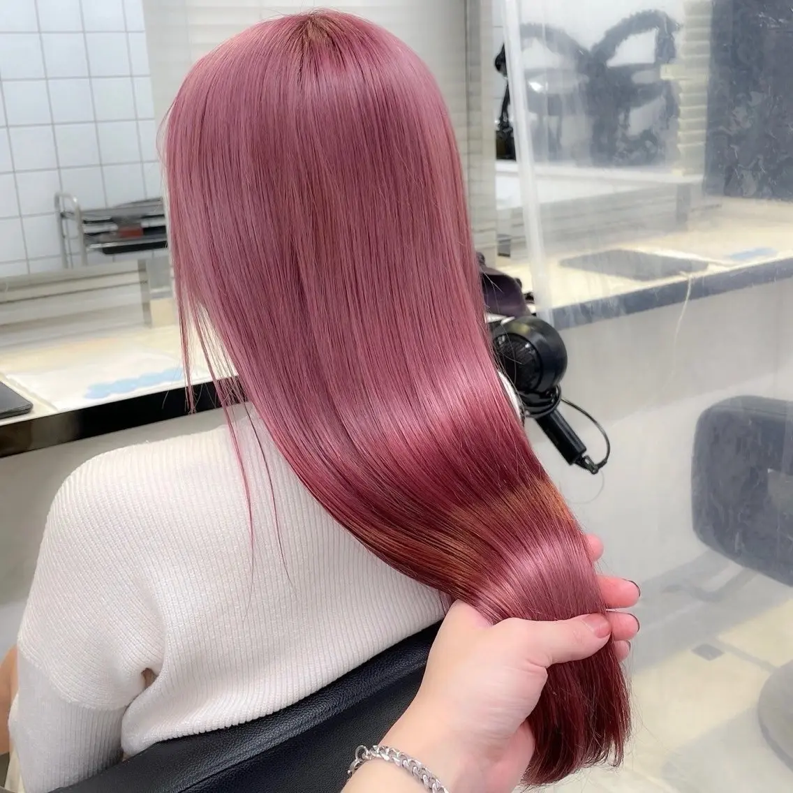 【満足度100%】カット+ケアブリーチ込みダブルカラー🍒の写真