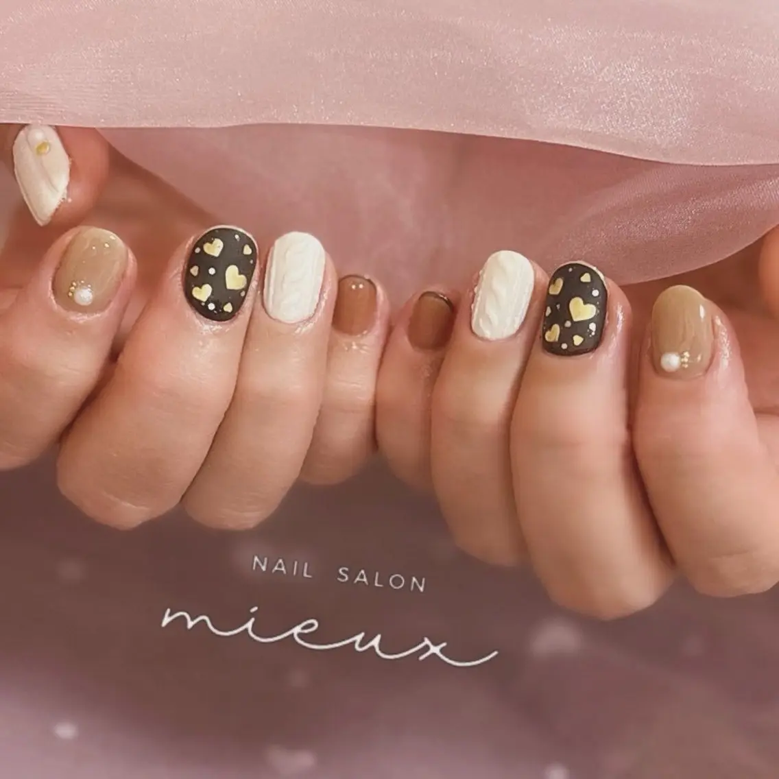 ネイル ハンドネイル nailsalon mieuxのネイルデザイン