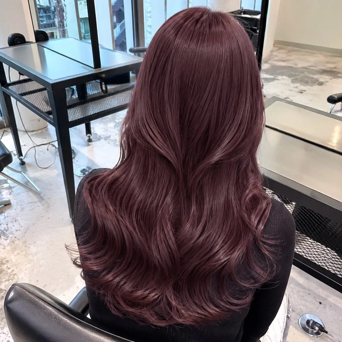 ロング カラー ヘアアレンジ ヘアカラー トリートメント ヘアセット 🎀モテ暖色× エクステ🎀あかりのヘアスタイル