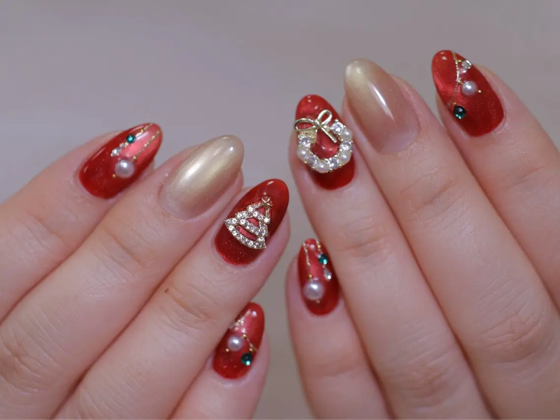 ネイル マグネットネイル ハンドネイル 幻之花 Nailのネイルデザイン