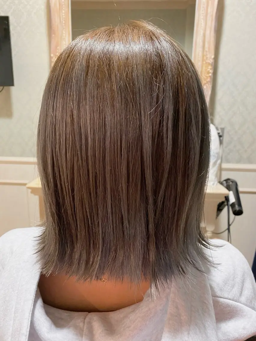 ミディアム カラー 小林 あんなのヘアスタイル