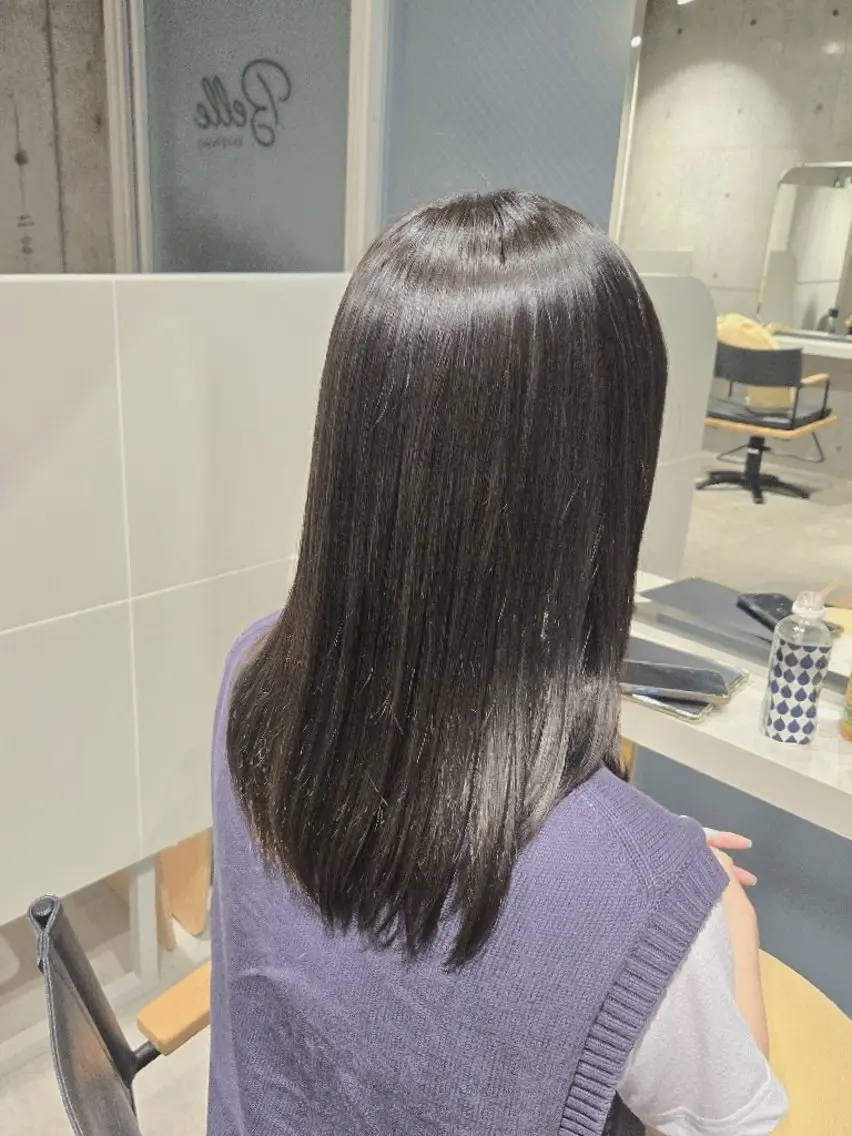 カラー ブラウンカラー ダークブラウン ヘアカラー SHOKO ／Belleのヘアスタイル