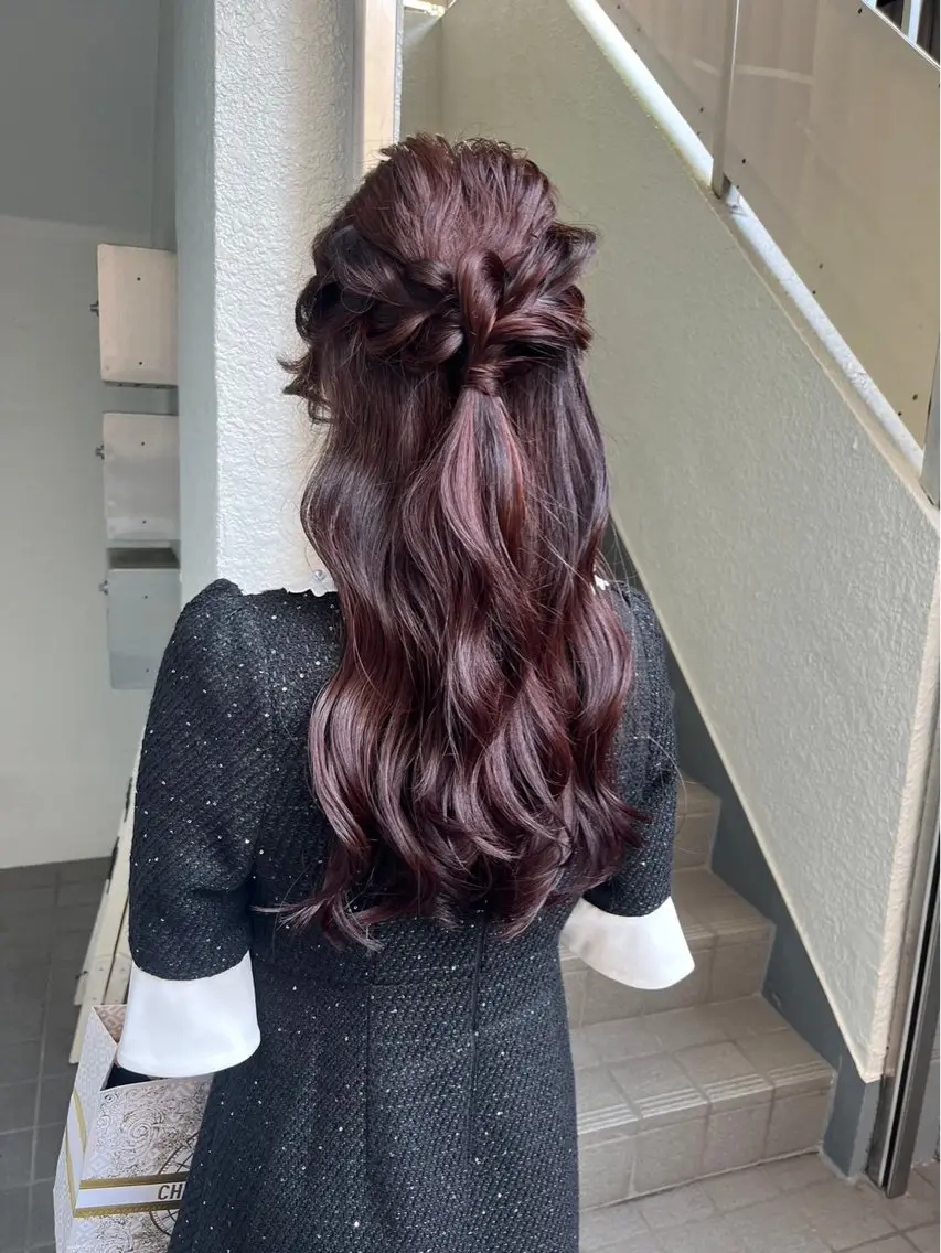 ヘアアレンジ オリーブ🎶アッシュ グレージュちひろ🧸のヘアスタイル