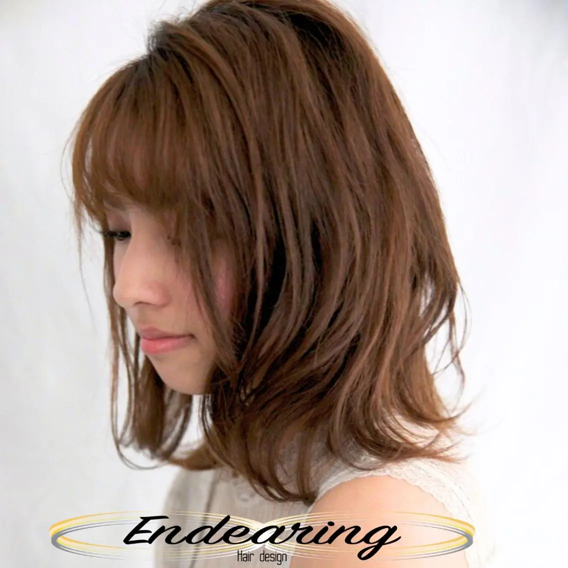 セミロング ボブ Endearing 銀座/YOKOのヘアスタイル