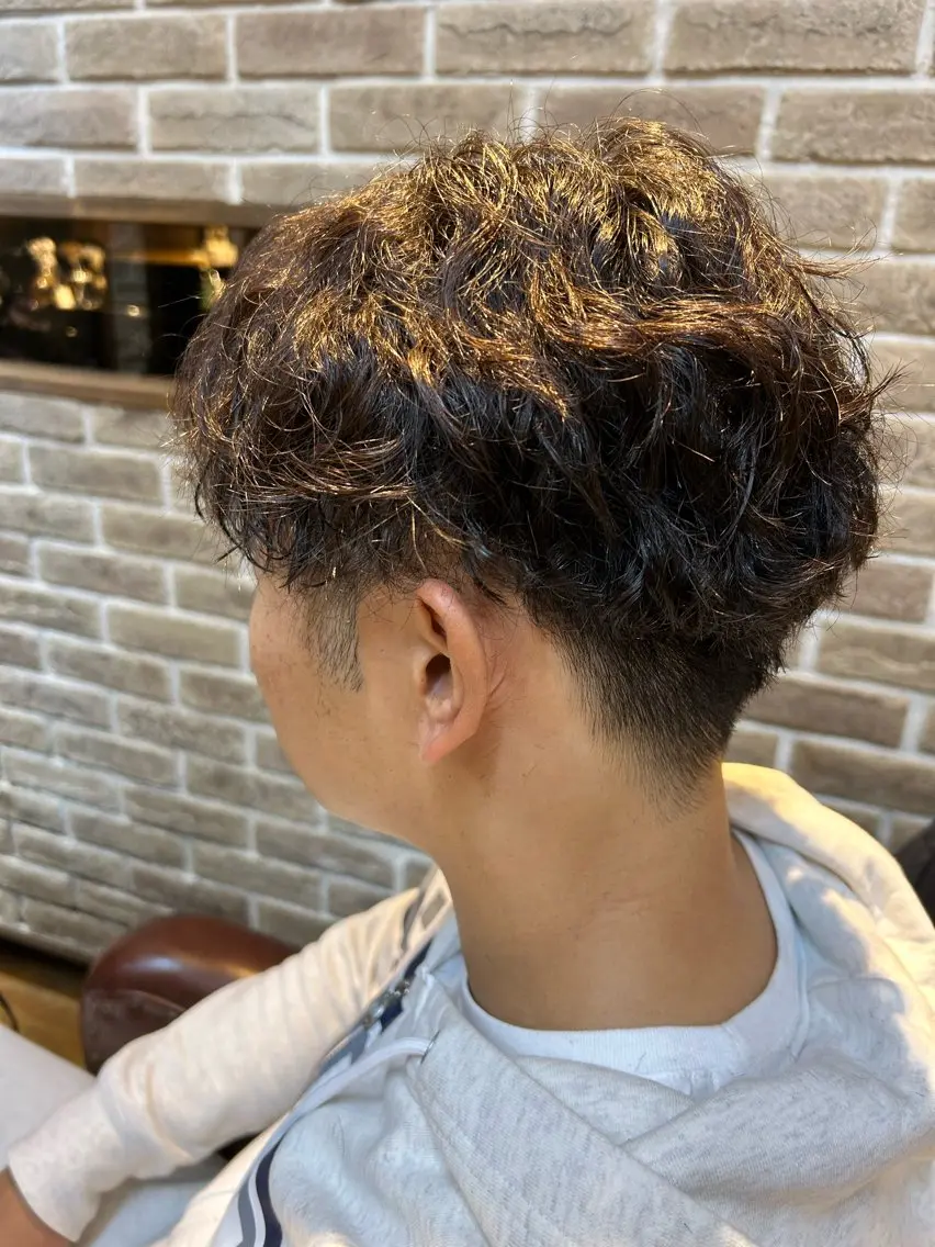 パーマ メンズ メンズパーマ メンズスパイラルパーマ スパイラルパーマ Soulag鶴見 Sora💈のヘアスタイル