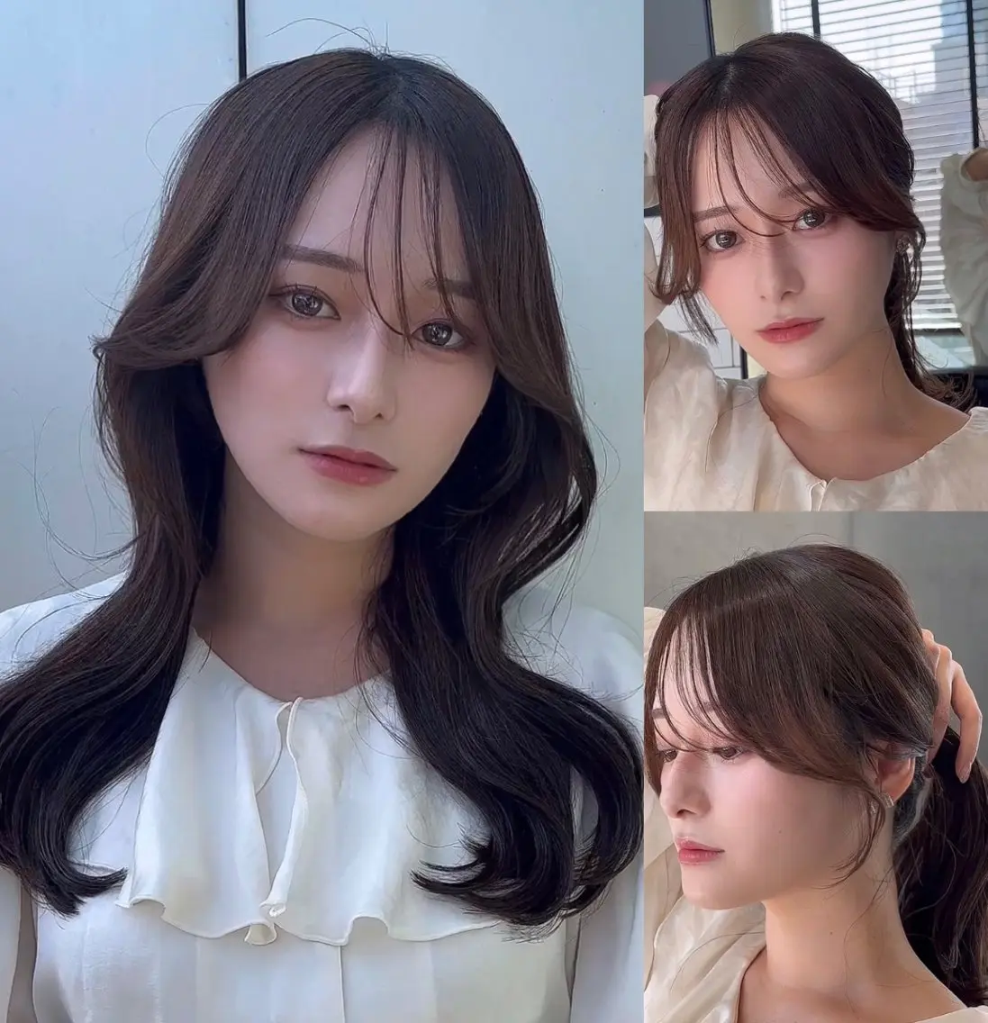 セミロング カラー カット ヘアカラー トリートメント 🌫️大人韓国ヘア 🌫️naoyaのヘアスタイル
