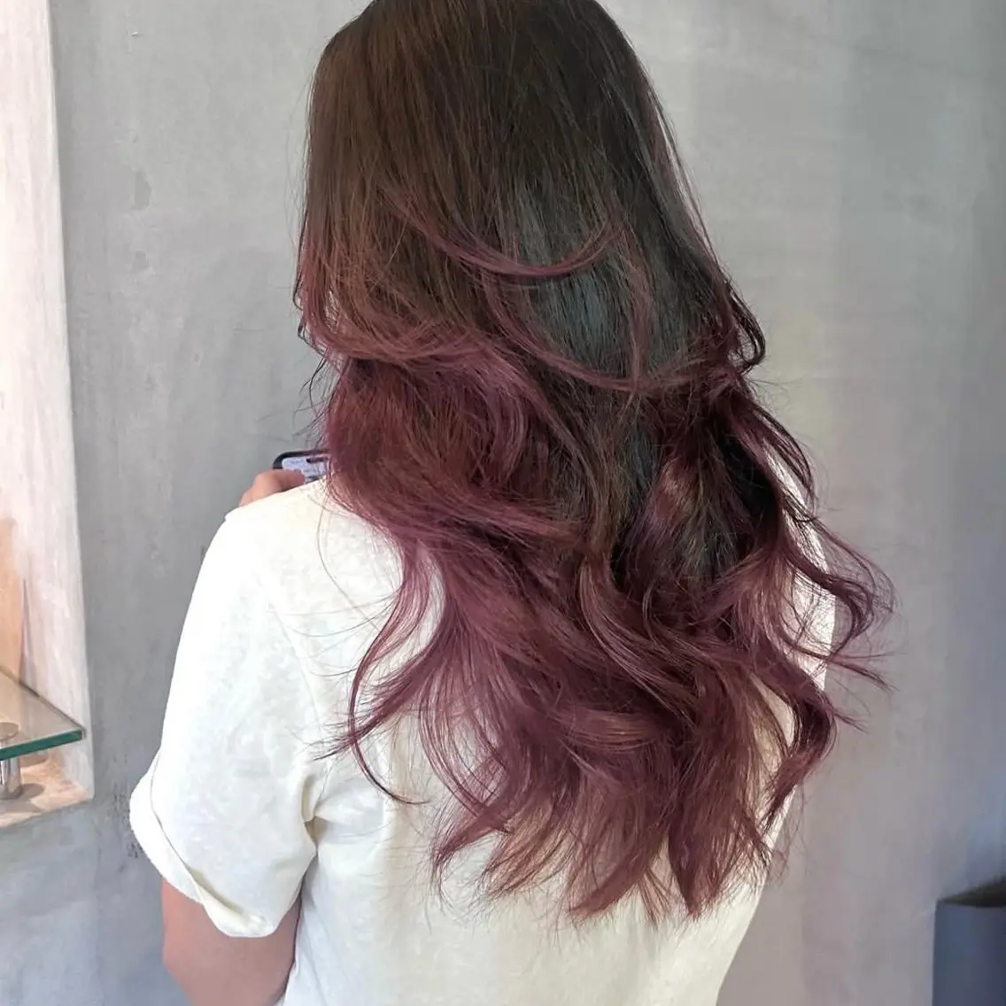 ロング カット ヘアカラー idea ルナのヘアスタイル