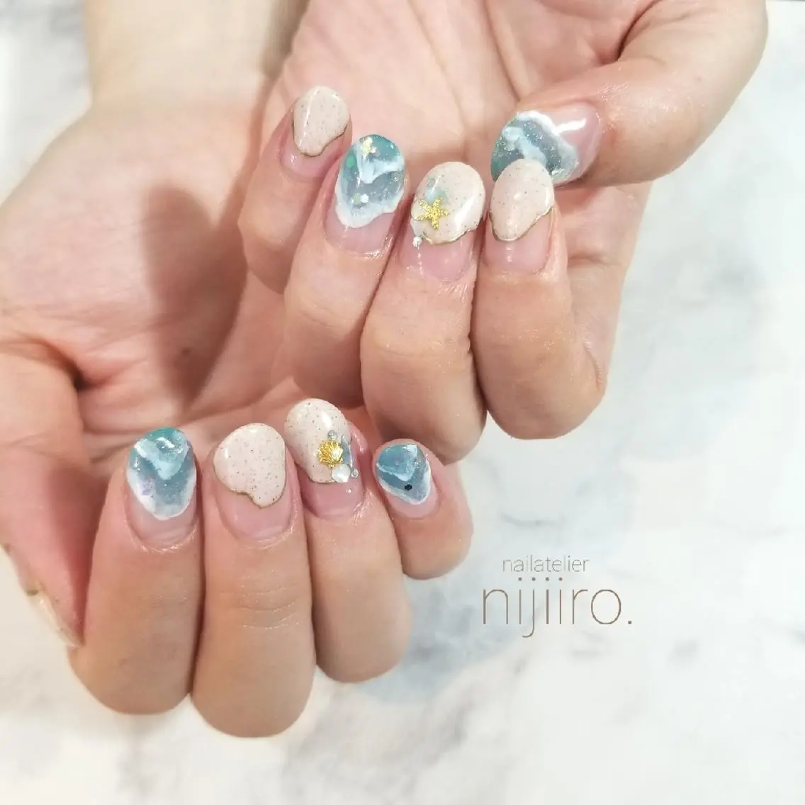ネイル ハンドネイル nijiiro🌈 サトウのネイルデザイン