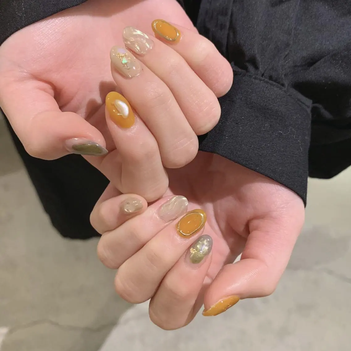 ネイル ハンドネイル にしぐち はるかのネイルデザイン
