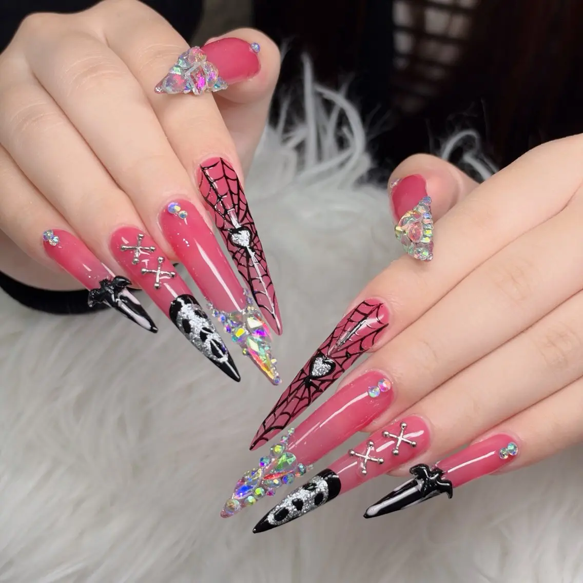 ネイル フットネイル フレンチネイル グラデーション 韓国ネイル ロングネイル ハンドネイル Hani Nail Salonのネイルデザイン