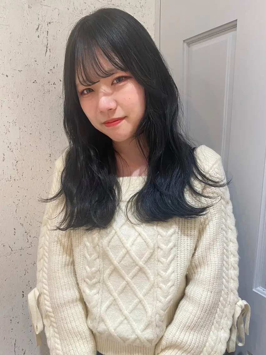 ロング カラー ヘアカラー トリートメント mai / linoah˚✧のヘアスタイル