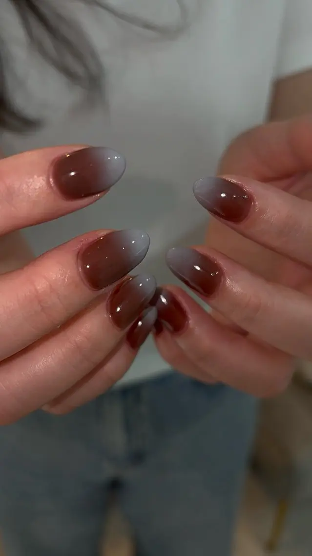 ネイル グラデーション ハンドネイル nué nail 【halu】のネイルデザイン