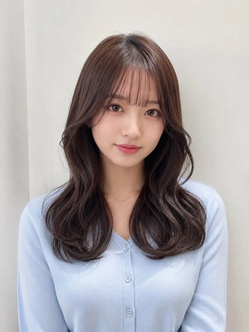 セミロング カラー カット ヘアカラー トリートメント 透明感カラー/艶髪/ 🫧乳井悠香のヘアスタイル