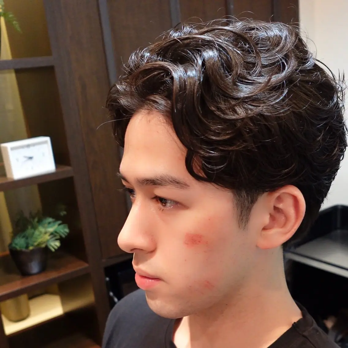 ショート メンズ メンズパーマ 浦添メンズ 経験20年／のヘアスタイル
