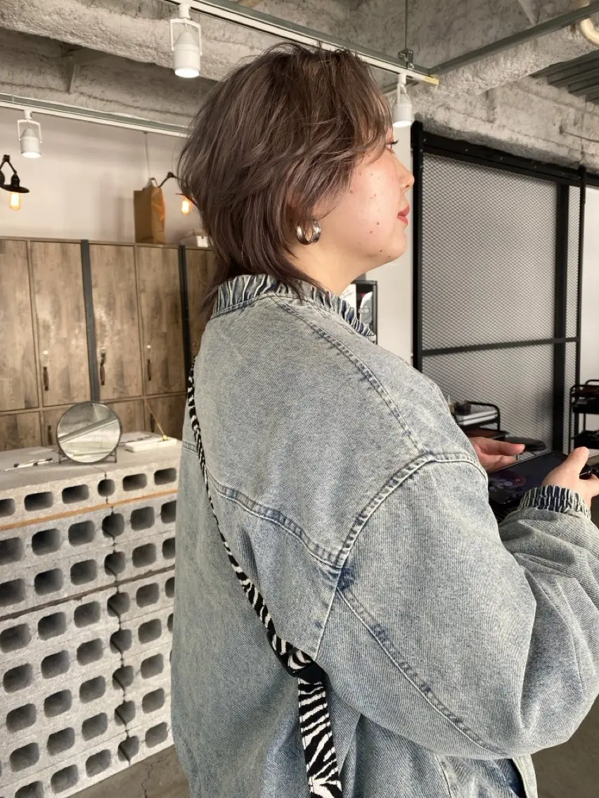 ショート カラー カット ヘアカラー トリートメント KOOKISteed AWAYKEのヘアスタイル