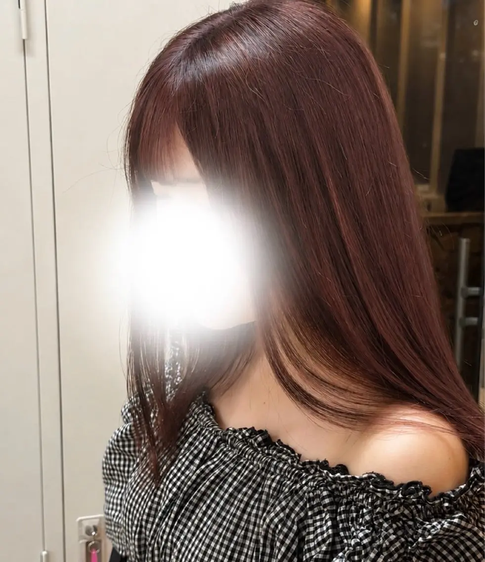 セミロング ピンクブラウン ヘアカラー fand  / RYUNOSUKEのヘアスタイル