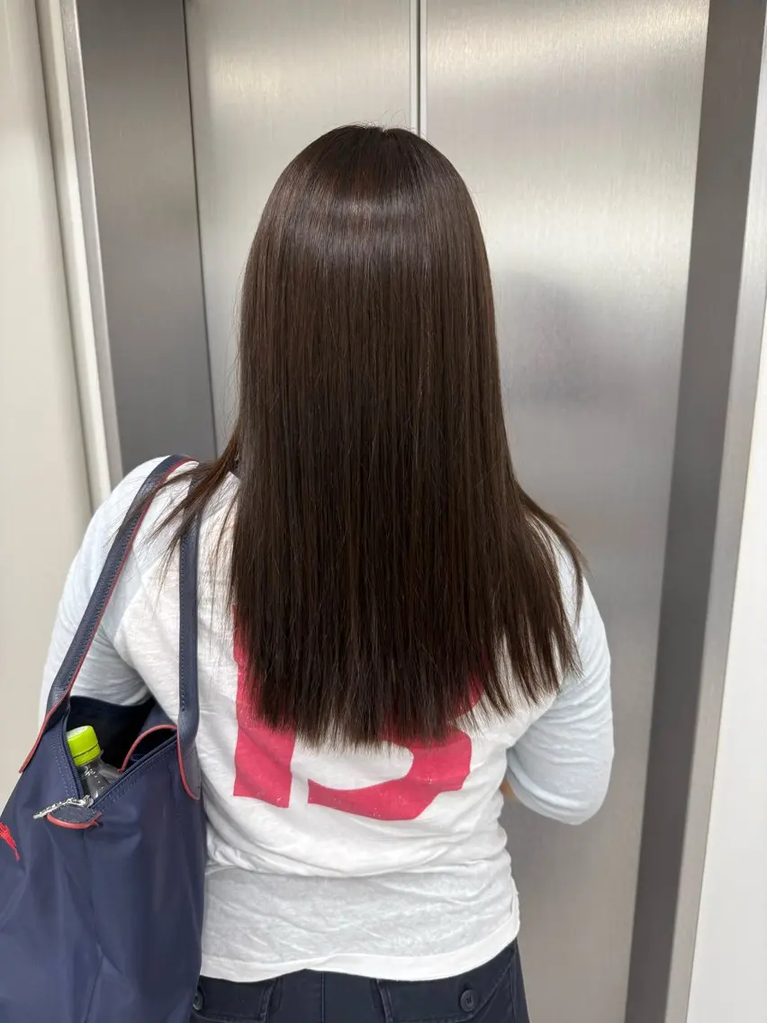 ロング カラー ヘアカラー トリートメント 🎀カラーモデル🎀 募集中/moyuのヘアスタイル