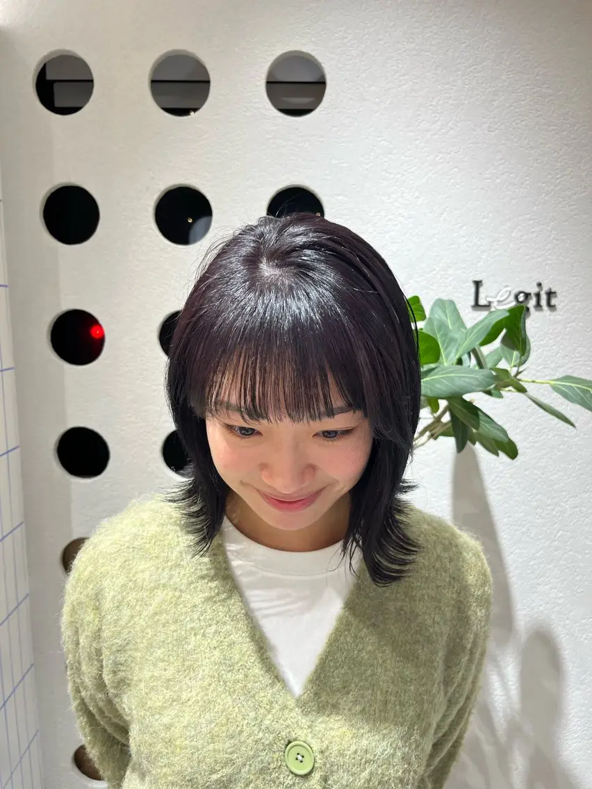 ミディアム 白髪ぼかしマイスター 🫧shuri🫧のヘアスタイル