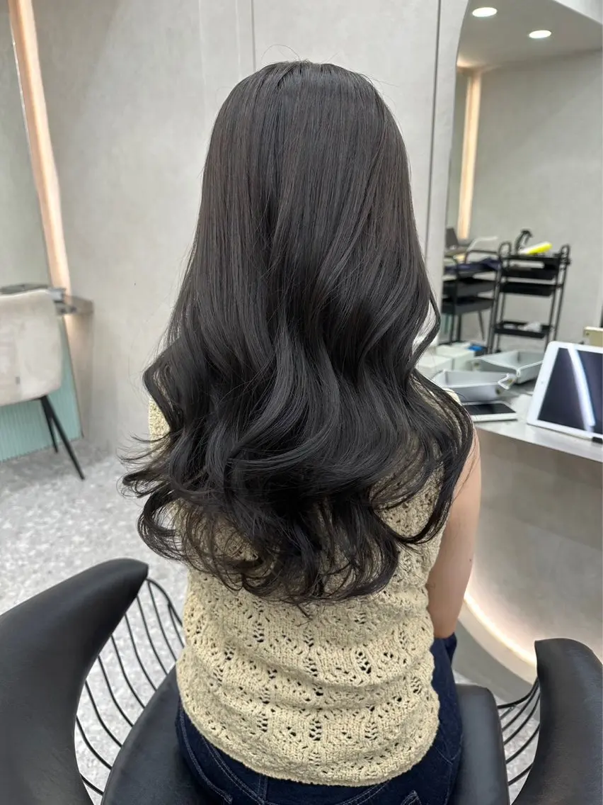 ロング カラー グレージュ 🌈Hiroki🌈 似合わせヘアのヘアスタイル