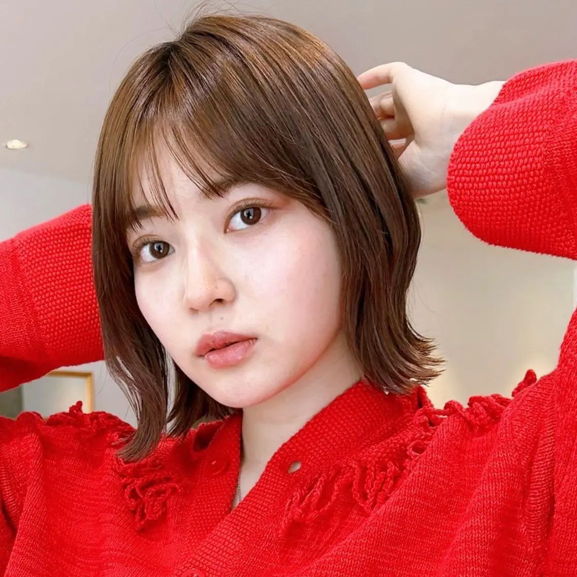 ショート カット ヘアカラー トリートメント ヤスドミ ケイスケのヘアスタイル