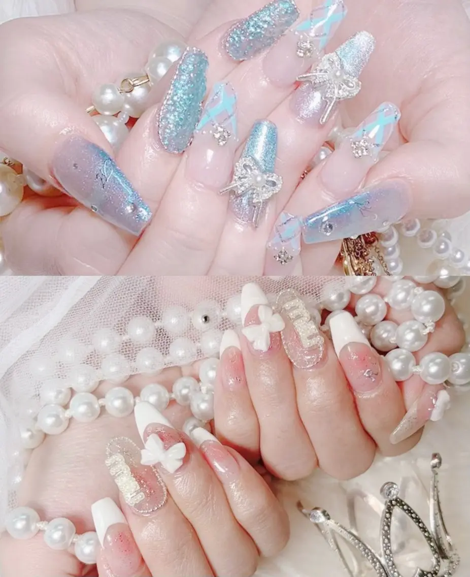 セミロング ハンドネイル Hanaai Salon新宿店のネイルデザイン