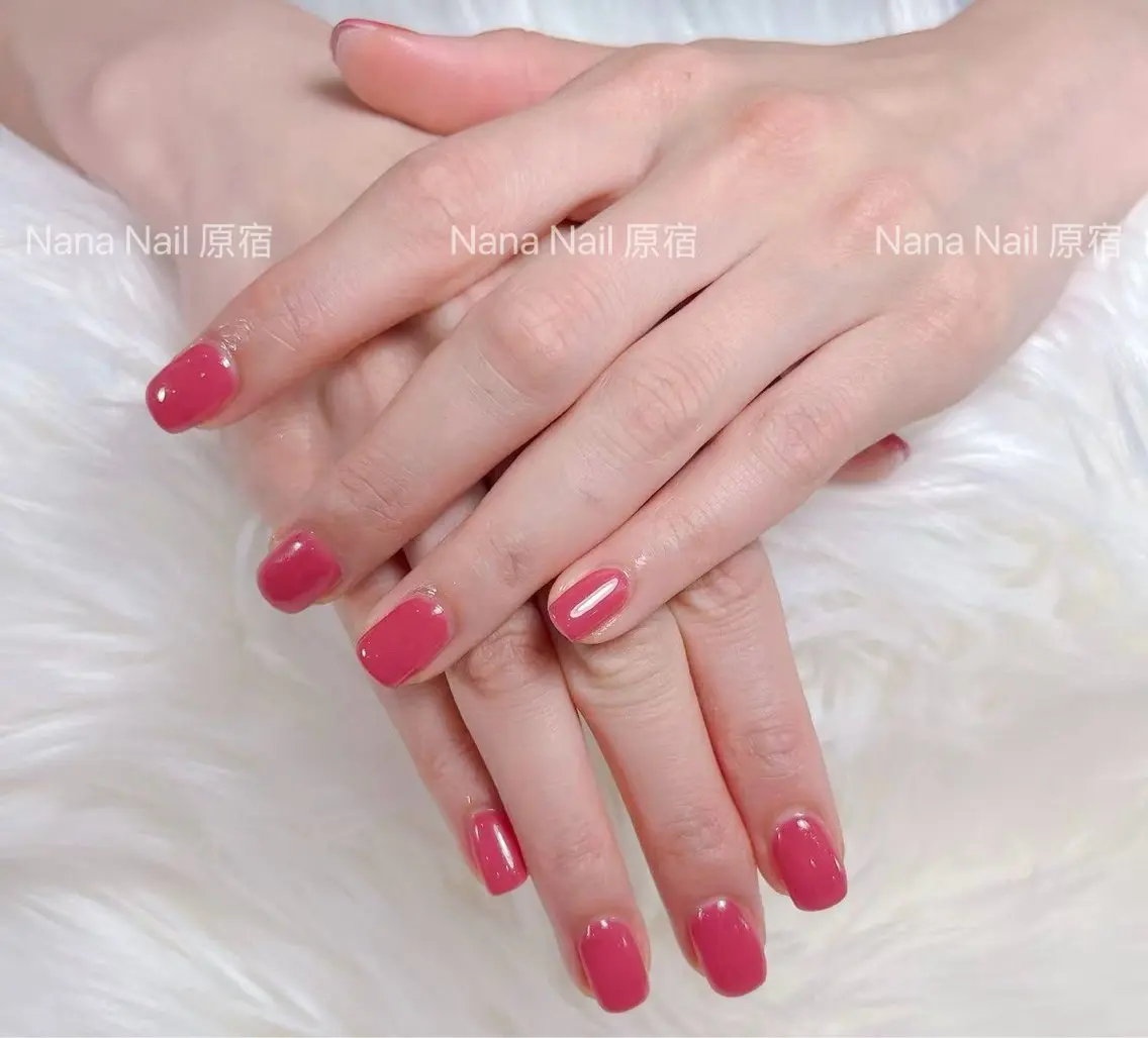 ネイル ワンカラーネイル ハンドネイル Unicorn Nail原宿表参道のネイルデザイン