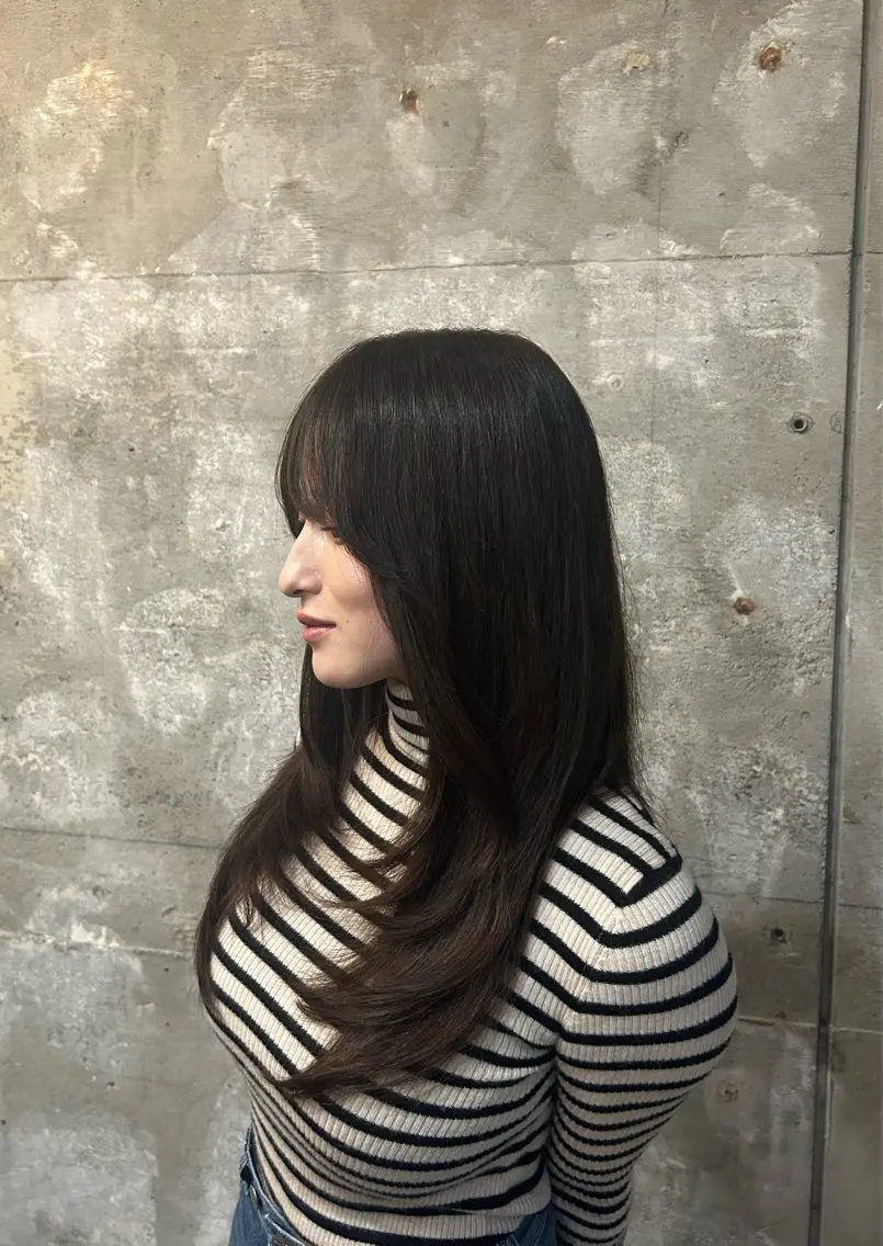 ロング レイヤーカット 河野 理人のヘアスタイル