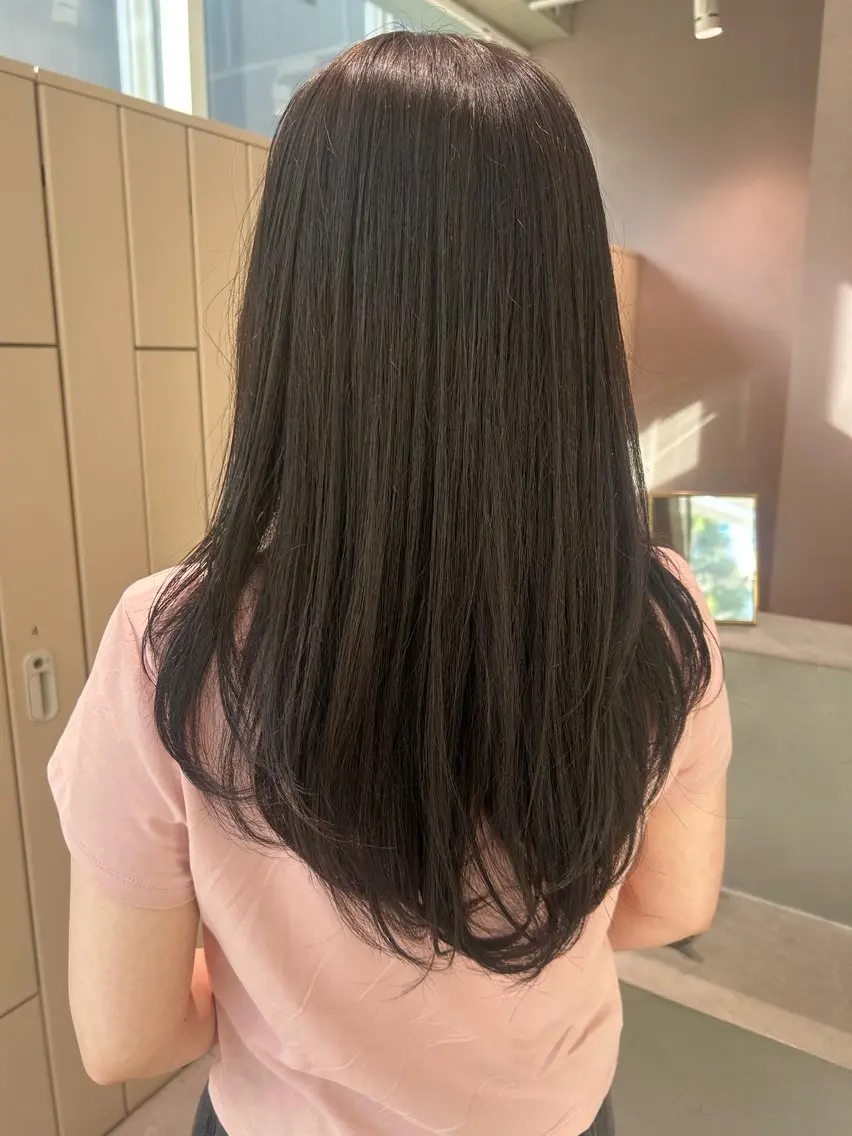 ロング ここな Un amiのヘアスタイル