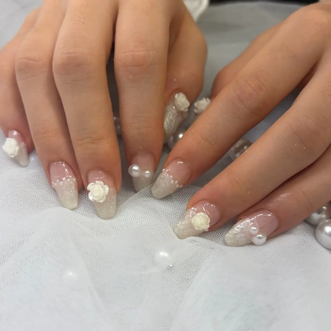 ネイル フレンチネイル ハンドネイル Crea IBUKIのネイルデザイン