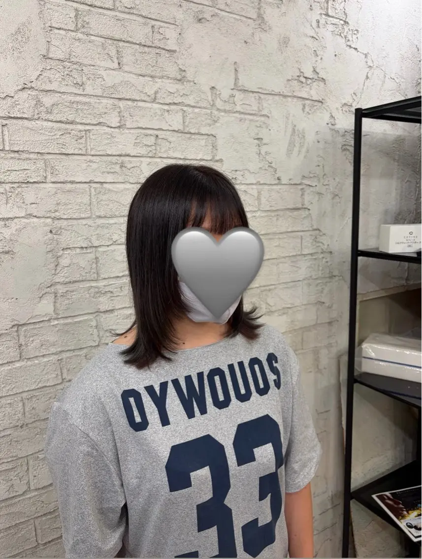 ミディアム ボブ 顔周りカット レイヤーカット ボブカットモデル募集 🩵AKIHO🩵のヘアスタイル