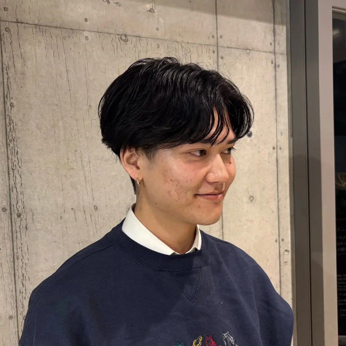 👦🏻3回目までご利用可能👦🏻似合わせメンズカット＋毛流れパーマ＋トリートメント#ミニモ学割の写真