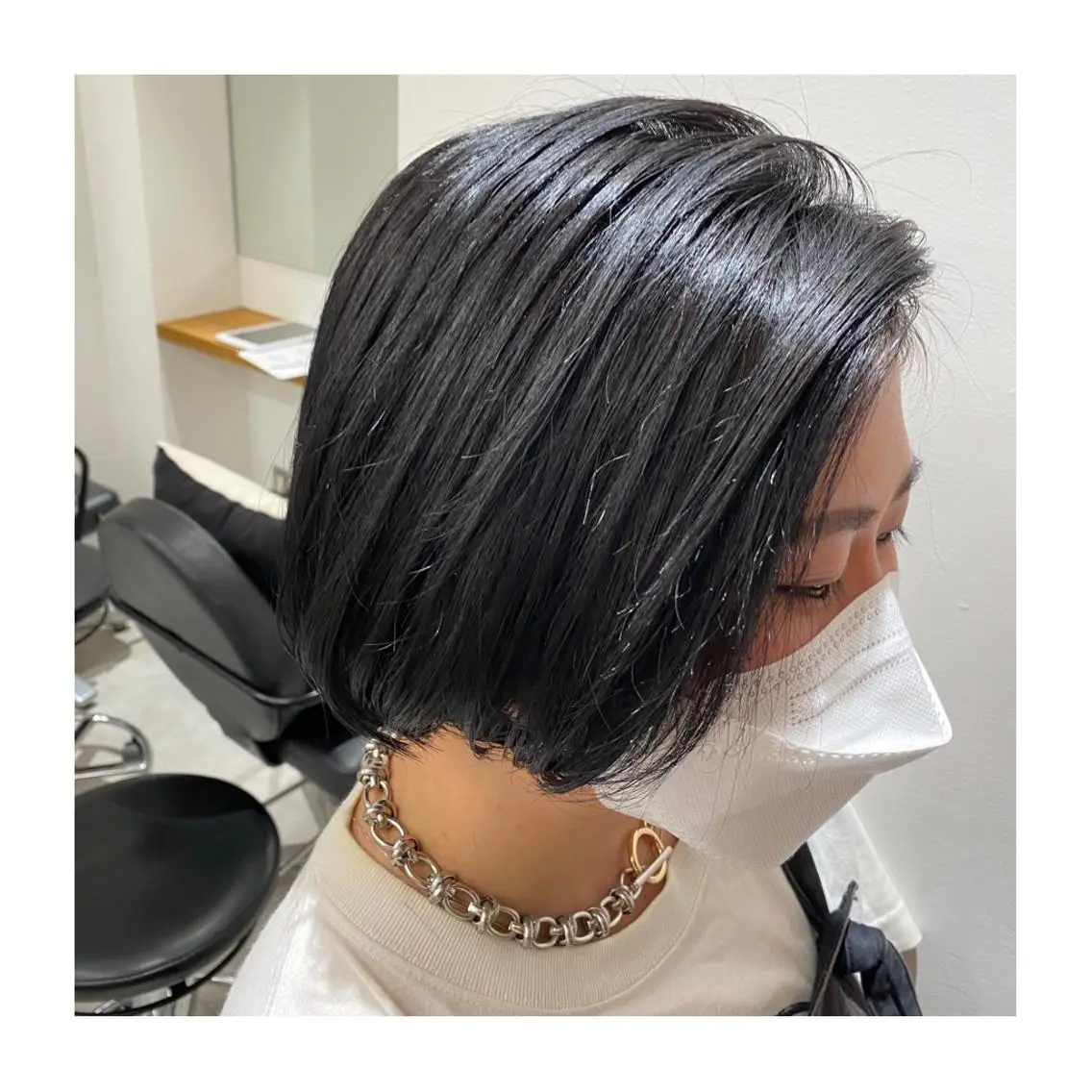 ショート ショートヘア トリートメント カット ヘアカラー 小國 綾かのヘアスタイル