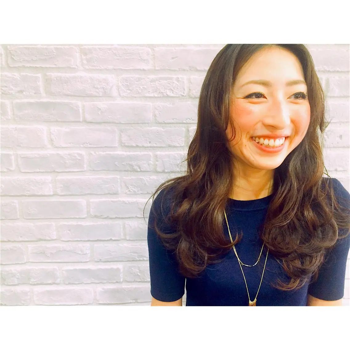 ロング 藤井 菜緒のヘアスタイル