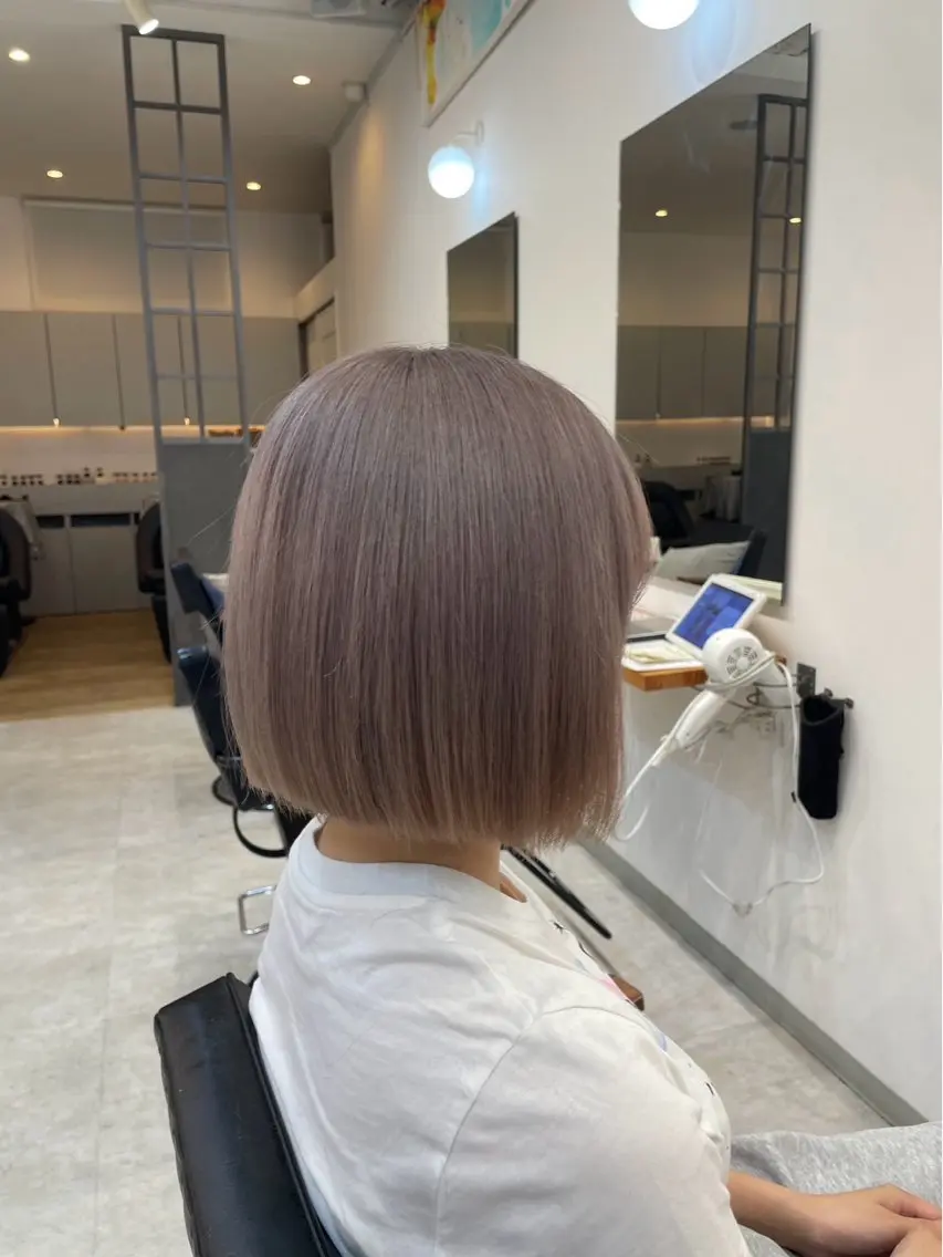 ブリーチありダブルカラー＋トリートメントの写真