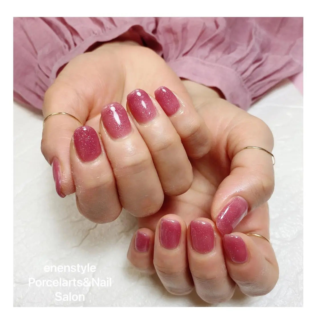 ミディアム ネイル 🐾enen style 🐾のネイルデザイン
