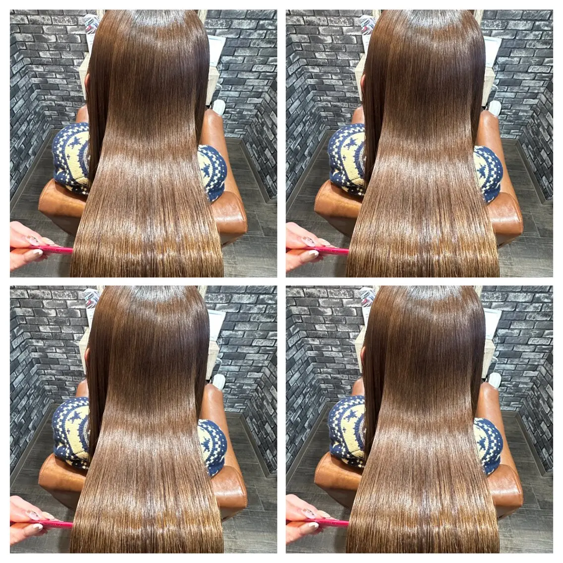 【5月限定メニュー❣️】💝カット🌸+🐰フルカラー🎀+うる艶 トステアtreatment🍒の写真