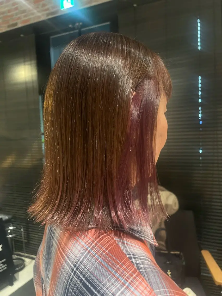 ミディアム rin 🖤〈大宮〉のヘアスタイル
