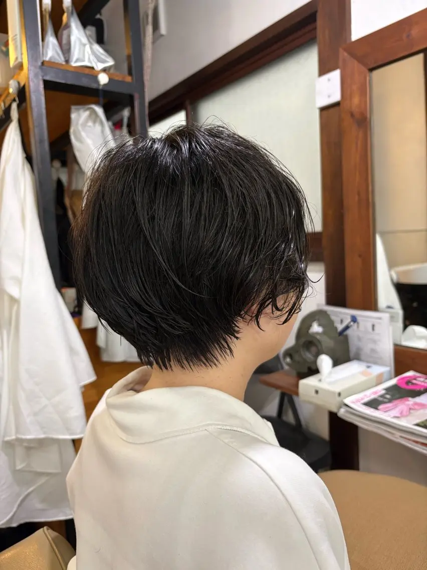 ショート パーマ カット パーマ 【pejite】 小沼 勇貴のヘアスタイル