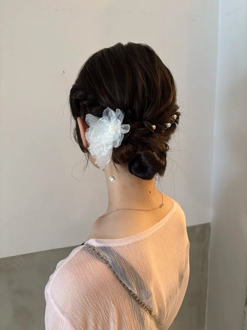 ヘアアレンジ 【kii】 ホノカブリーチカラーのヘアスタイル