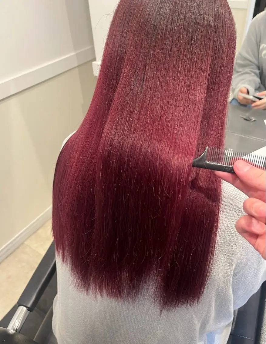 ロング カラー ブリーチ ブリーチなしカラー 【ただの天才 🎨】のヘアスタイル