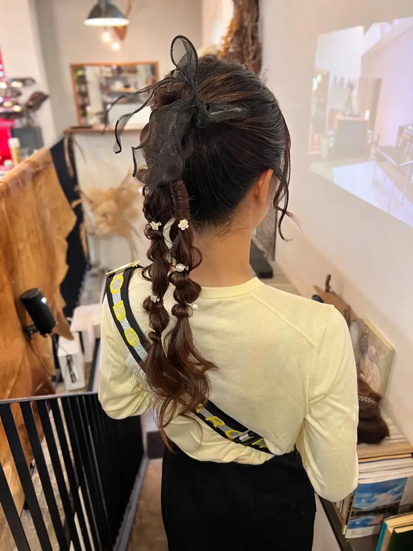 ヘアアレンジ 結婚式・ブライダル ヘアセット 髪質改善/アレンジ/ 高円寺/yamadaのヘアスタイル